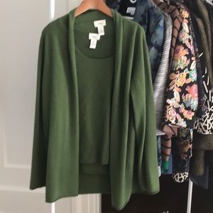 Cashmere sweater set